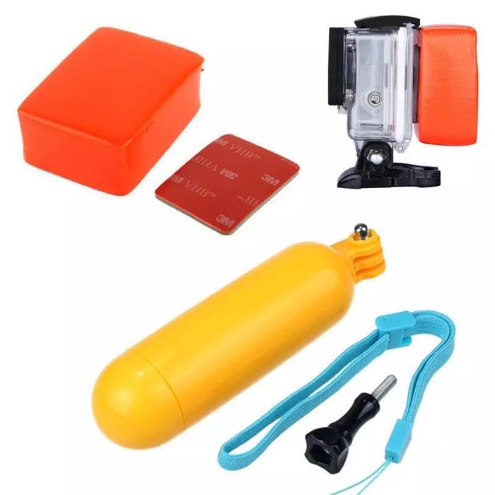 Стойка GoPro стик блокче лепенка лента за глава GoPro плувка Xiaomi Hero екшън камера аксесоари за GoPro Xiaomi монтажна стойка глава ремък лепяща