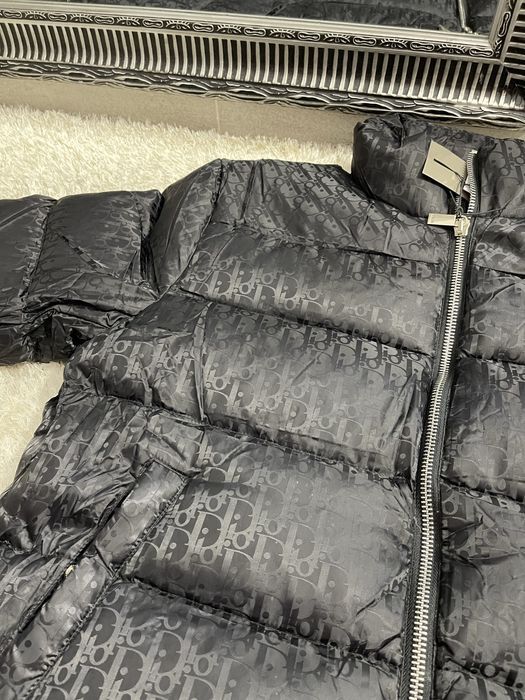 Geaca iarna Dior Oblique cu puf natural colectie noua