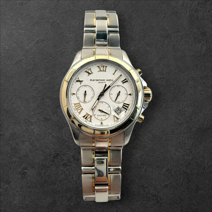 Raymond Weil Parsifal Automatic Chronograph | 18K Злато & Стомана | 57 Jewels мъжки шеейцарски часовник