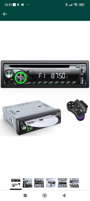 Radio DVD BT USB ect Este nou are și telecomanda