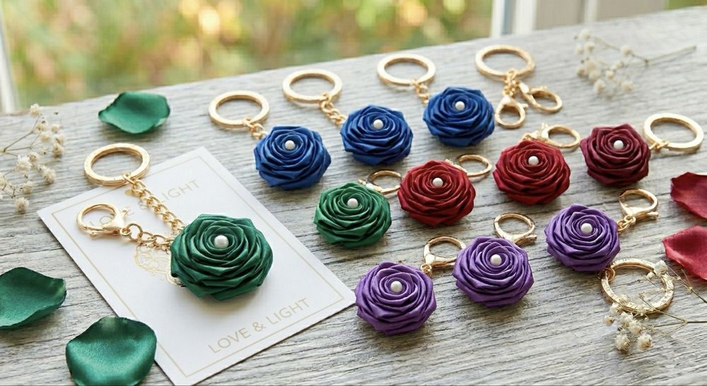 Mărturie Eveniment/Accesoriu Premium Rose Satin