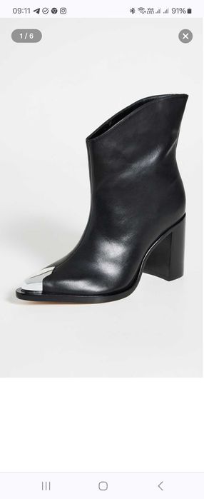 Сапоги Schutz кожаные оригинал