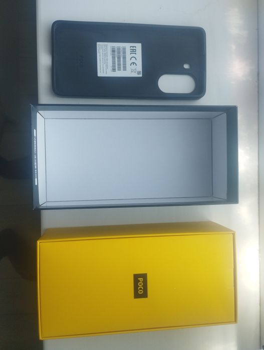 Коробка с оригинал чехлом Poco x7 pro