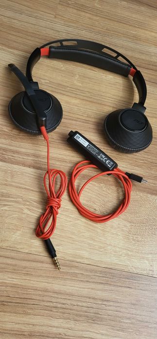 PLantronics C5220T Casti PC cu Mictobon Jack si cu USB C ca noi