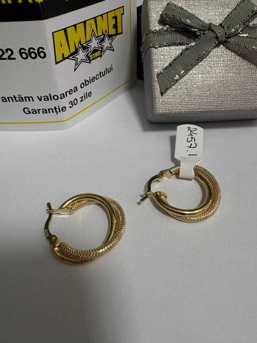 Cercei Rotunzi Aur 14k 2.93gr (cdc)