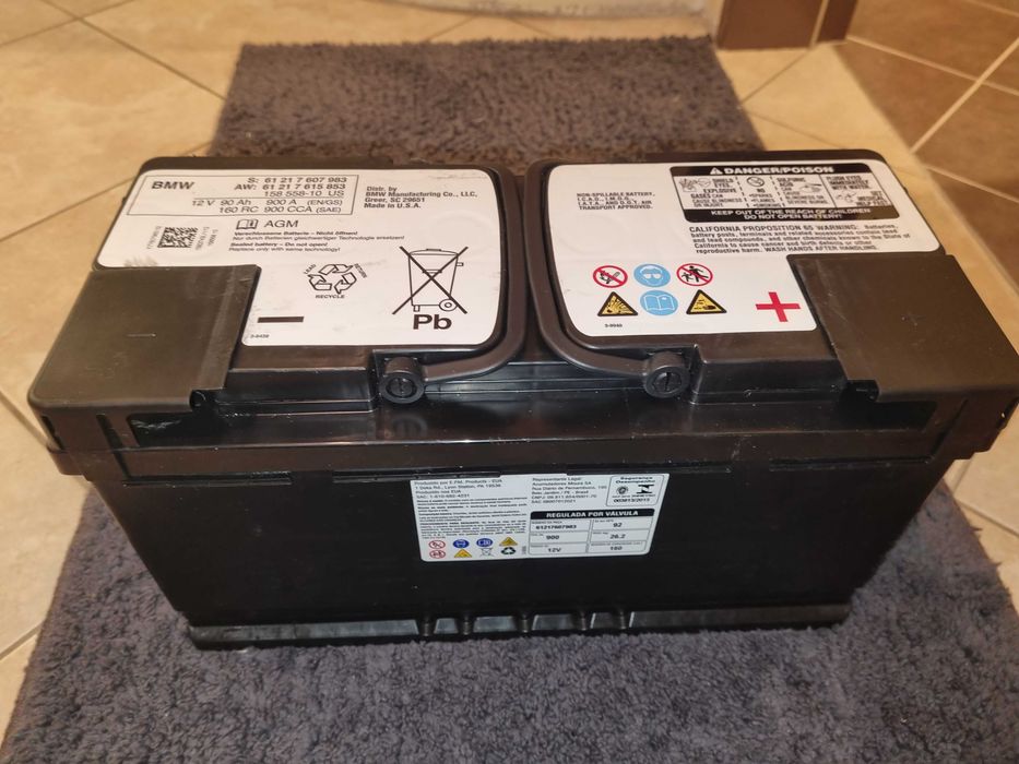 Оригинален AGM акумулатор BMW 90Ah 900A