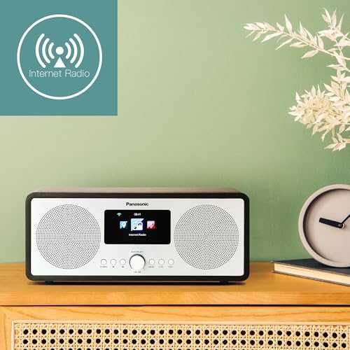 Интернет радио Panasonic RF-D40EG-K DAB+ FM Bluetooth Wi-Fi