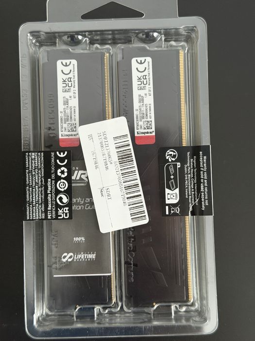 Kingston FURY Beast DDR5 32GB (2x16GB) 6000MT/s CL30 – NOI, SIGILATE, cu factură și garanție
