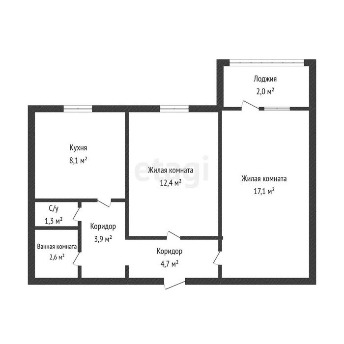 Продам 2 комнатную район БСМП