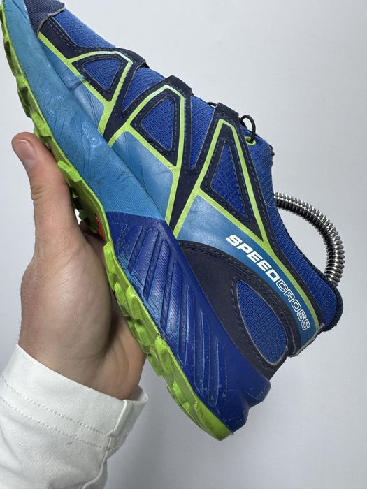 Salomon speedcross blue & gren