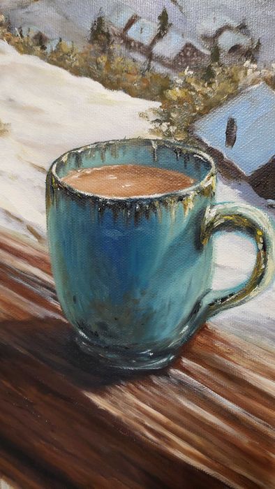 Картина масло, интерьерная