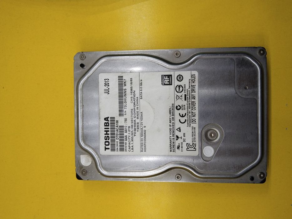 Жёсткие диски HDD