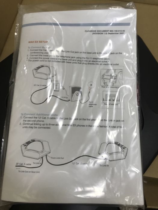 ClearOne Max EX Conference Phone-Full Duplex (конферентен телефон)