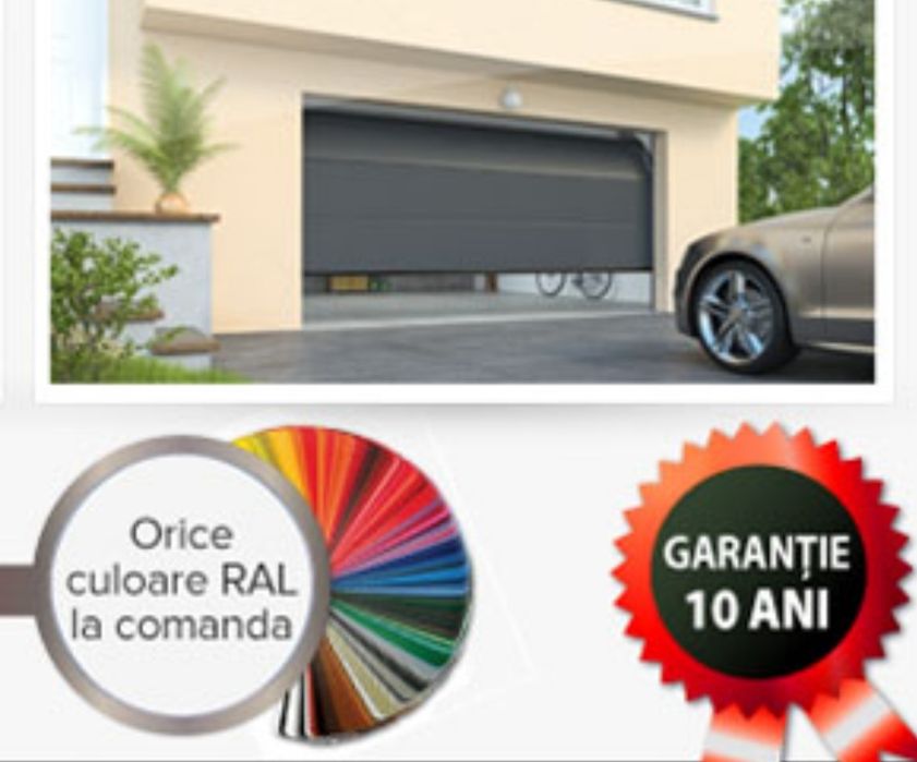 Usa de garaj secționala