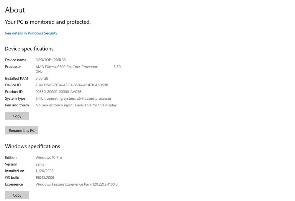 Настолен компютър с монитор и клавиатура