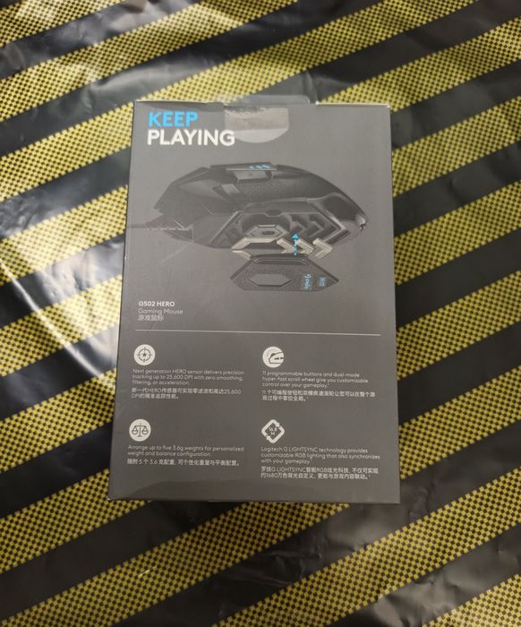 Новая мышка Logitech G502 Hero