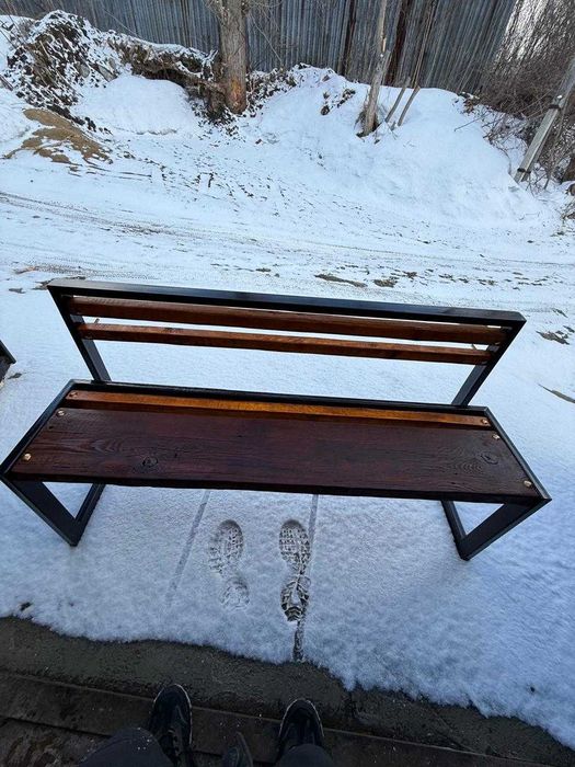 продам лавочку металл, дерево