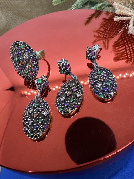 Set argint model vintage