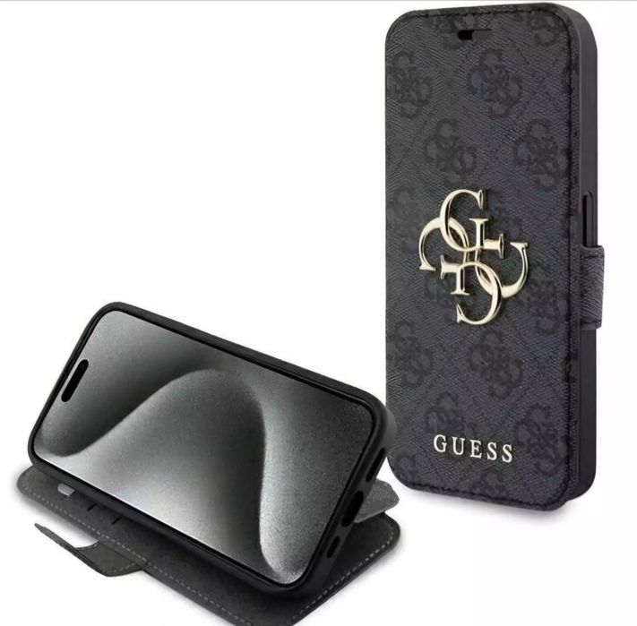 Продавам чисто нов оригинален калъф-тефтер Guess за iphone 15  pro