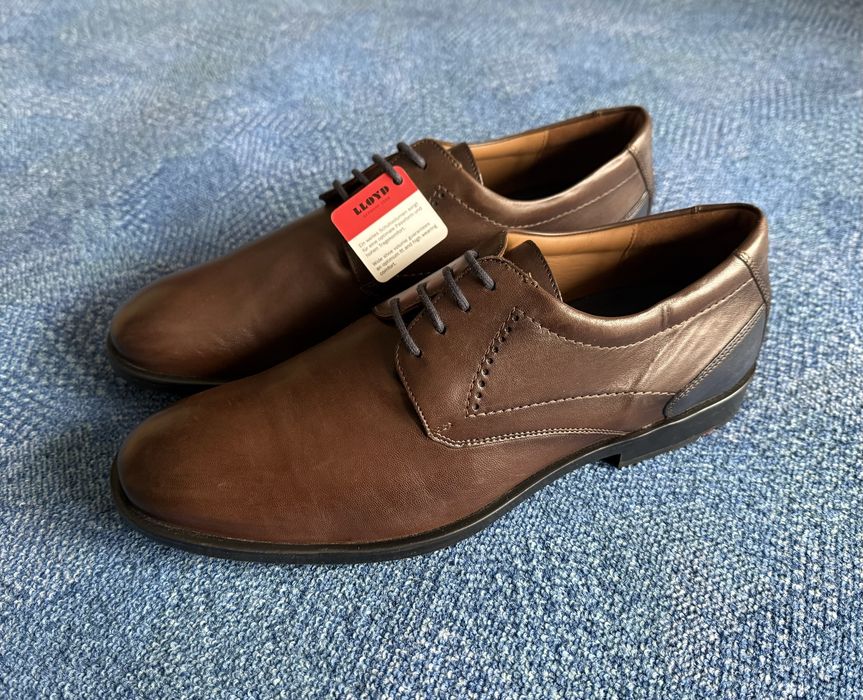 LLOYD Shoes ОРИГИНАЛНИ мъжки обувки/ естествена кожа - 42,5/27,5см