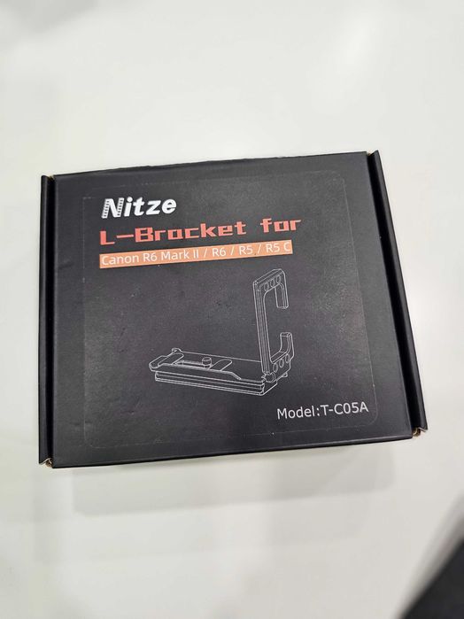 Nitze L-скоба за фотоапарати Canon R6 Mark II / R6 / R5 / R5 C