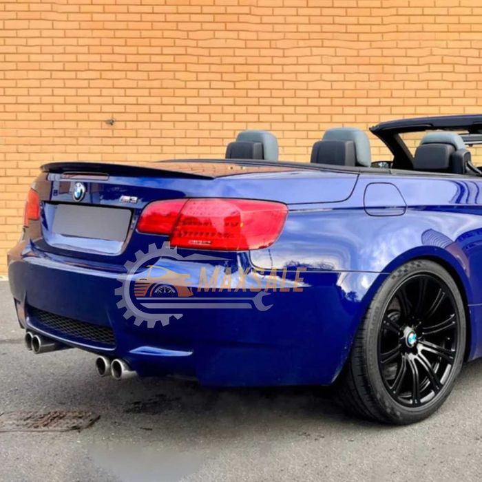 Спойлер за БМВ е93 лип за багажник 3 серия черен гланц кабриолет нови