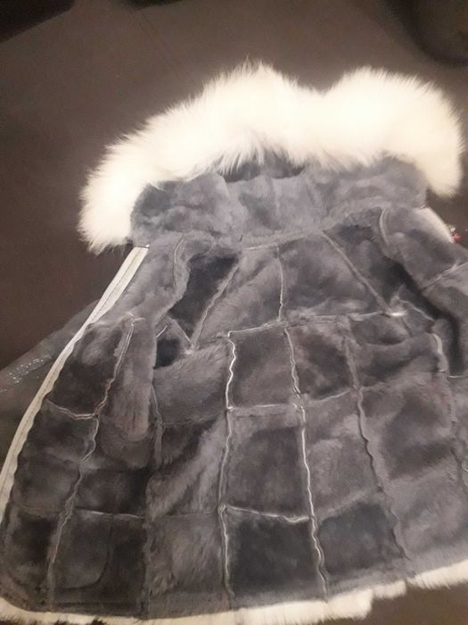 детски кожух, естествена кожа, за дете на 2 години