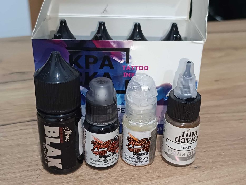 Краски для тату. Набор красок