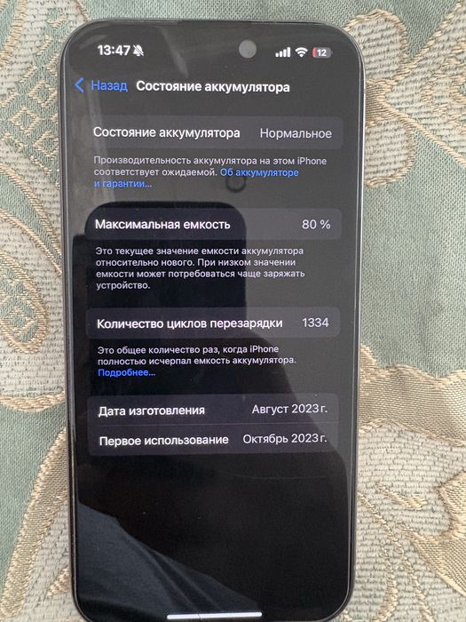 Айфон15 про/ Iphone 15 pro / 128г