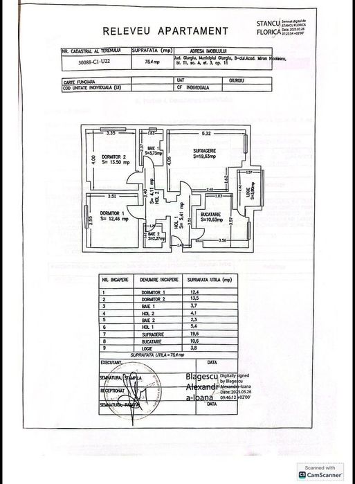 Apartament 3 camere de vânzare – Miron Nicolescu