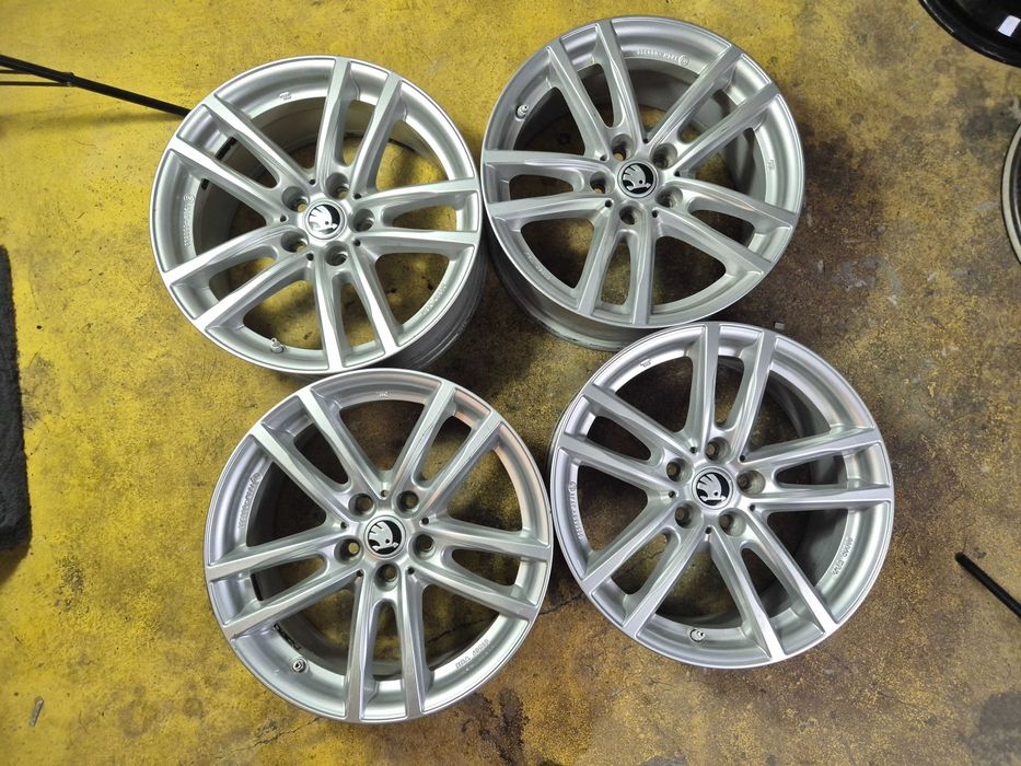 4 Jante Aliaj 5x112 17'' OEM BMW Seria 3 G20 G21 Seria 5 G30 G31 / VW Golf Passat Touran Sharan Caddy Tiguan T-ROC / Skoda Octavia Superb Kodiaq !