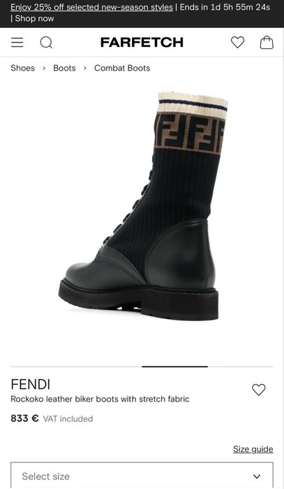 Fendi, боти 40 номер