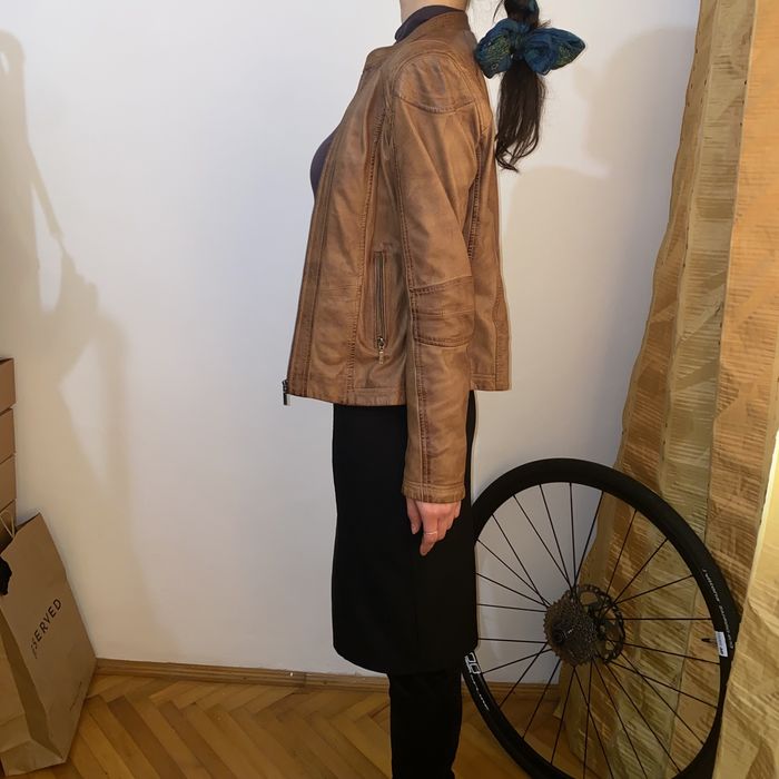 Geaca Manguun piele naturala marime S