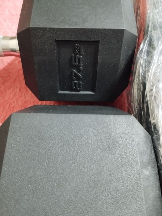 Гумирани дъмбели - 2х22.5кг./ 2х25кг./ 2x27.5кг./ 2х40кг.