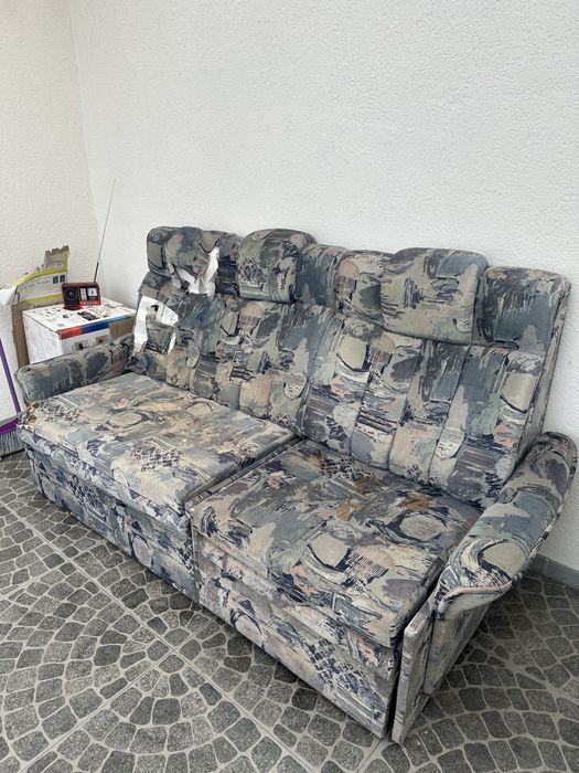 DONEZ Canapea 3locuri, o parte extensibila cu spatiu depozitare