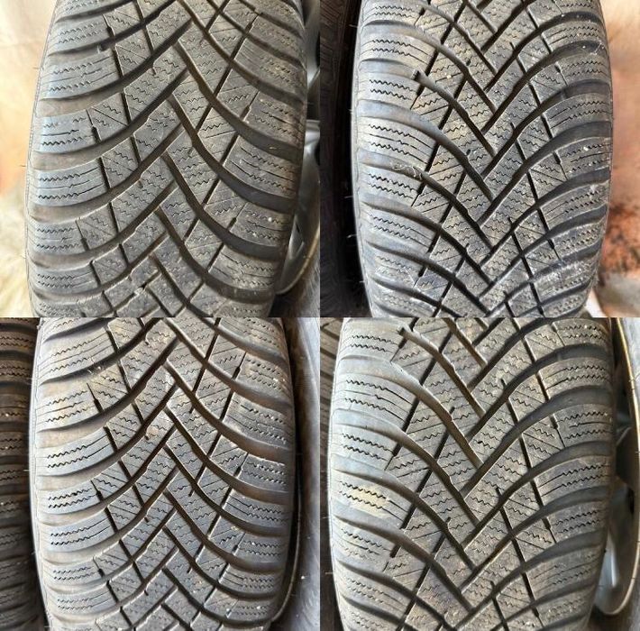 Jante Bmw Seria 1 3 5 cu anvelope iarna Hankook noi 205/55/16