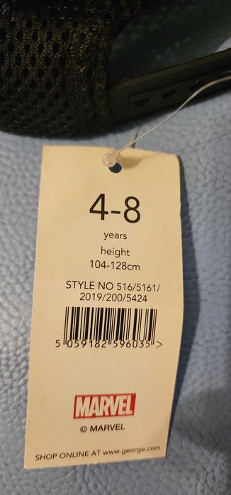 Бейсболка - кепка сетчатая Marvel, детская , черного цвета