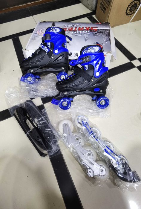 Роликовые коньки 3в1.