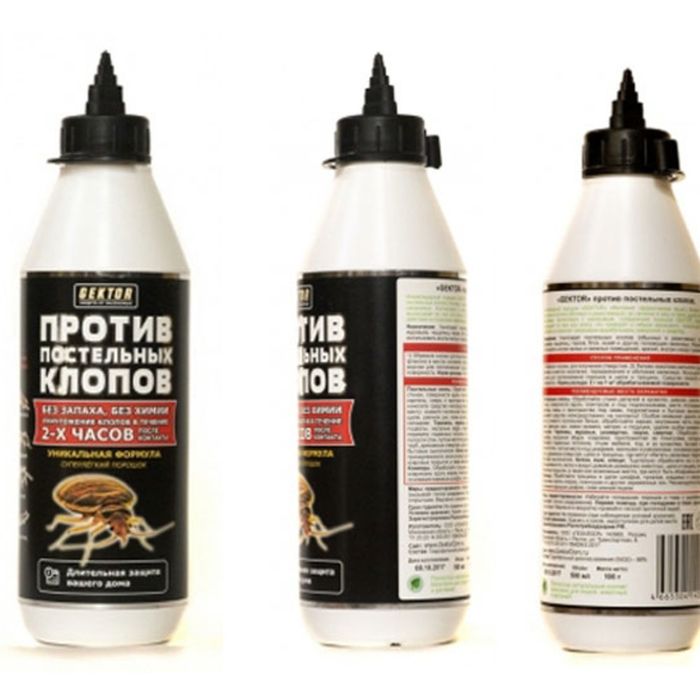 Инсектицидный порошок Gektor от клопов против постельных клопов