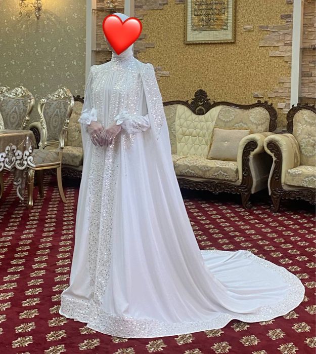Hijobli kelinlarimiz uchun abaya kelin ko’ylak