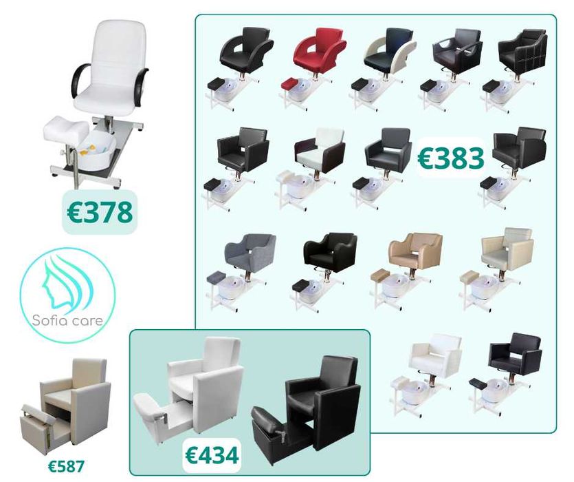 Преносима кушетка Козметичен  стол педикюр стол Фризьорско Оборудване