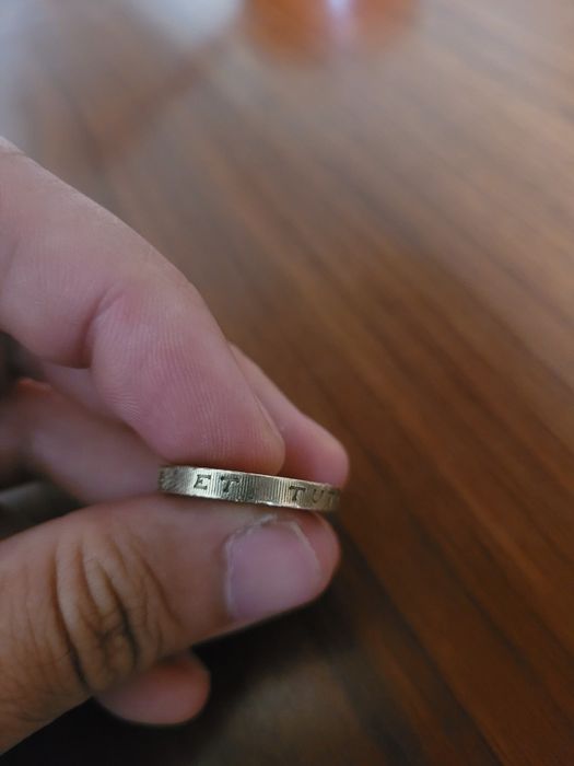 Moneda One Pound Regina Elisabeta II - 1996 "Decus et tutamen"