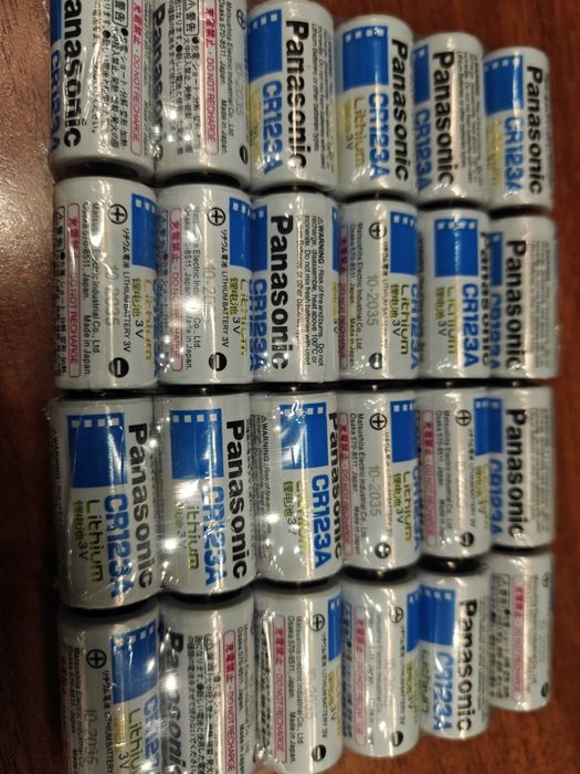 Panasonic CR123A батарейки 6 шт