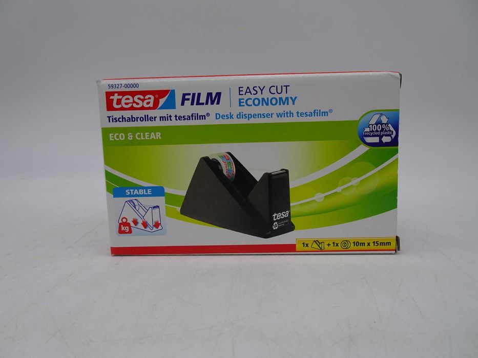 Dispenserul de bandă adezivă de birou tesa ® Easy Cut ecoLogo®