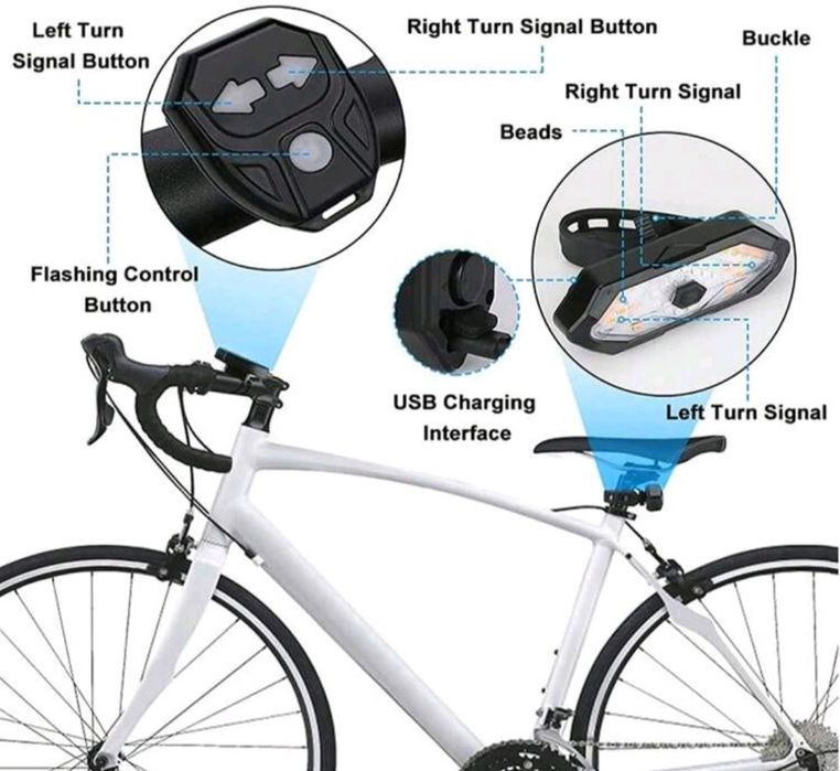 Мигачи за велосипеди с звукови ефекти