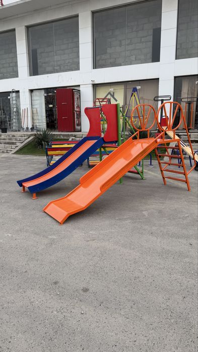Десткие уличные качели и комлексы на заказ
