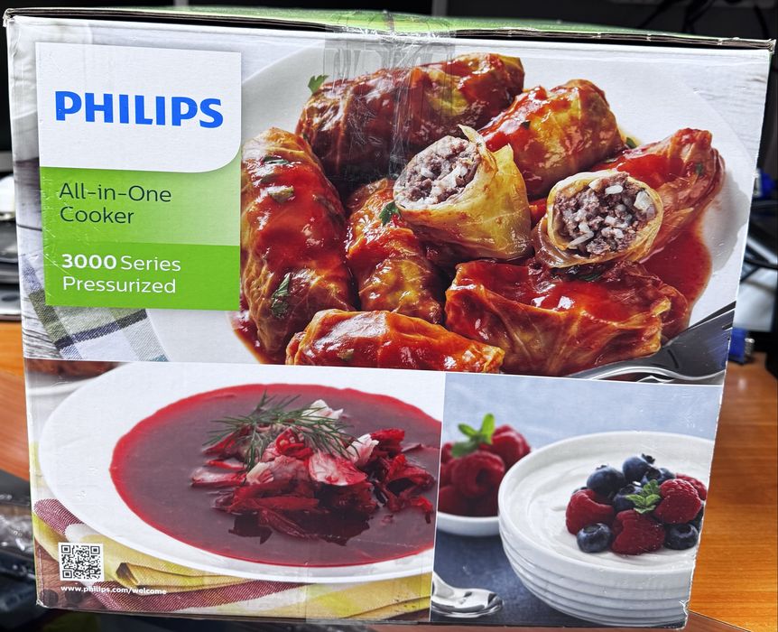 МУЛТИКУКЪР PHILIPS 3000 Series All-in-One Cooker Pressurized