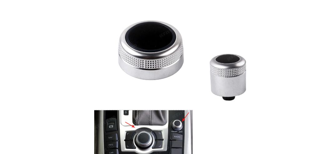 Set 2 Butoane Volum si Consola MMI pentru Audi A6 C6 A8 Q7