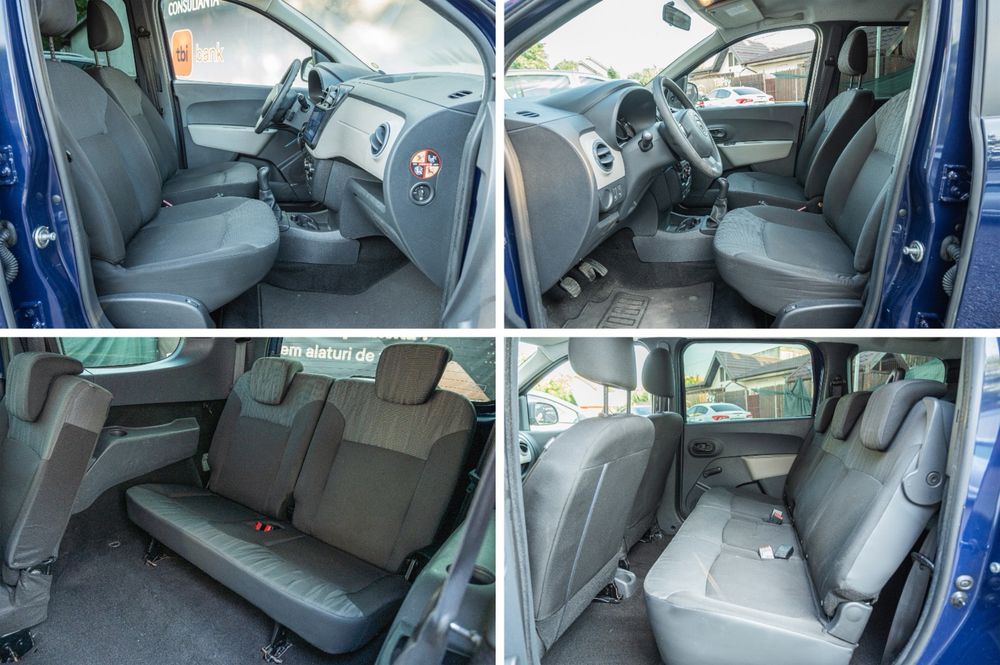 Dacia Lodgy -2014- 1,5 dci - scaune incalzite -7 locuri - navigatie - senzori - pilot automat- comenzi -carlig - jante aliaj - recent adus in tara !!