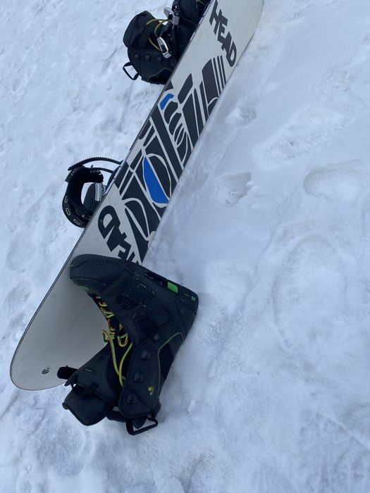 Сноуборд с горнолыжкой